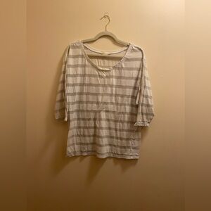 Old Navy Sheer Striped Top